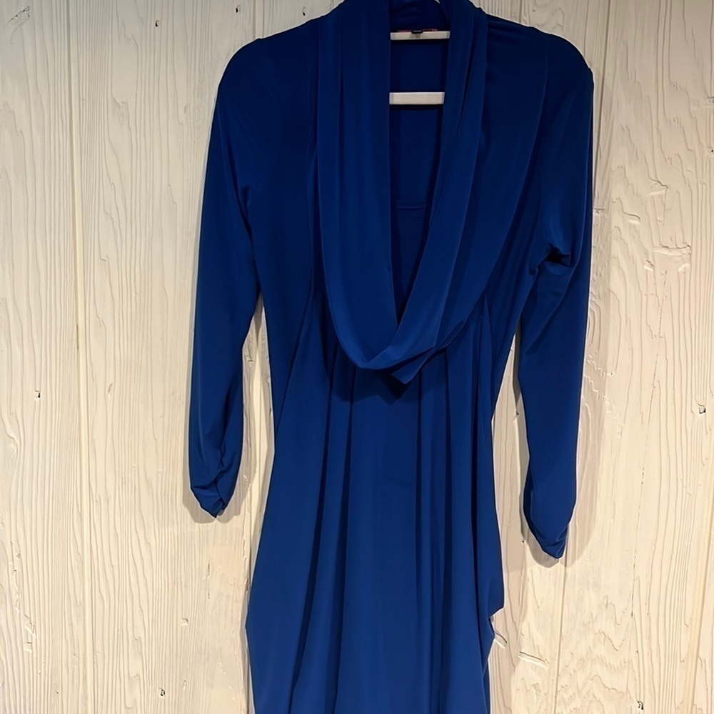Robert Kitchen Blue Dress or Tunic Top Large